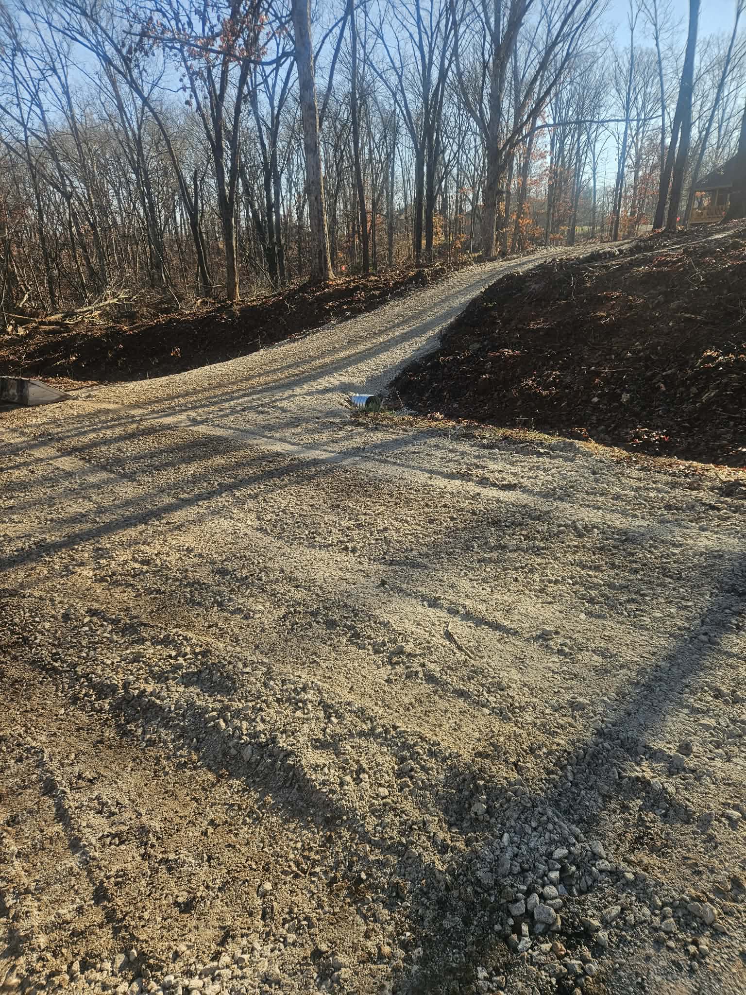 Beautiful cleared property at sunset